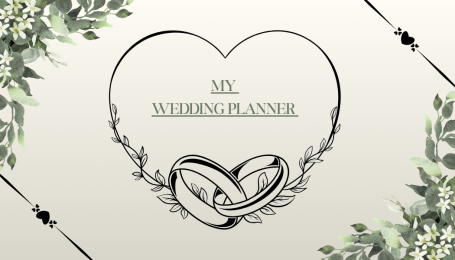 Logo Herz mit Blumenranken von my wedding planner Ihre Traumhochzeit in besten Händen in Teutschenthal bei Halle Sachsen-Anhalt